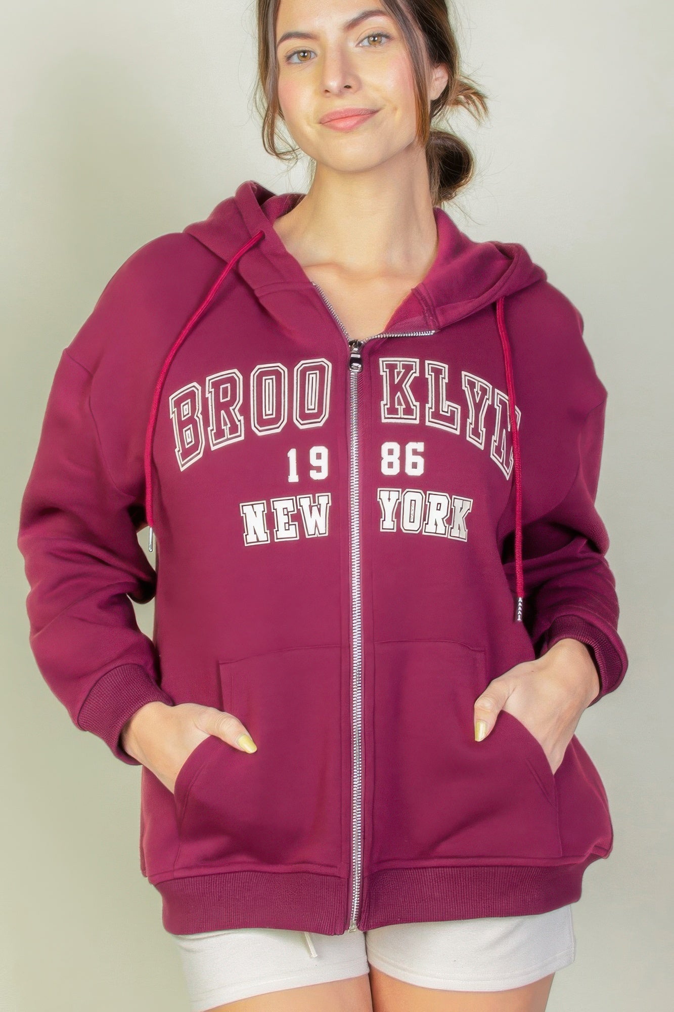 Brooklyn Zipper Up Hoodie - Bejya