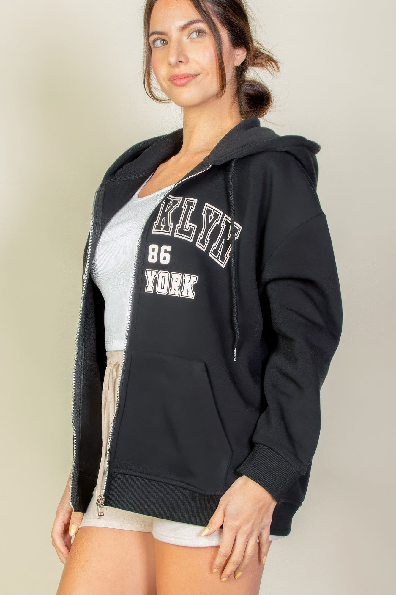 Brooklyn Zipper Up Hoodie - Bejya