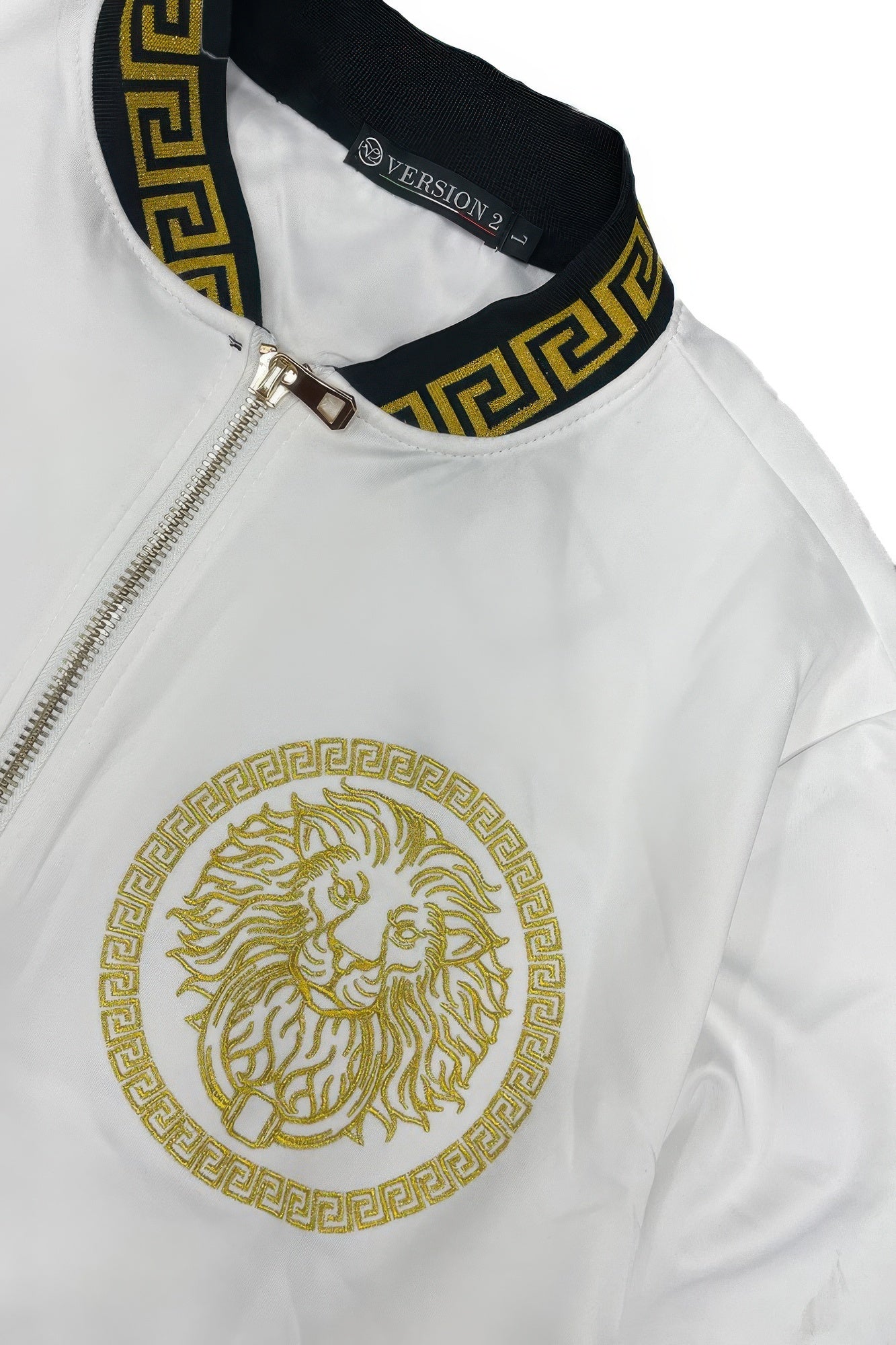 Bejya Sportwear | White, Black And Gold Track Suit - Bejya