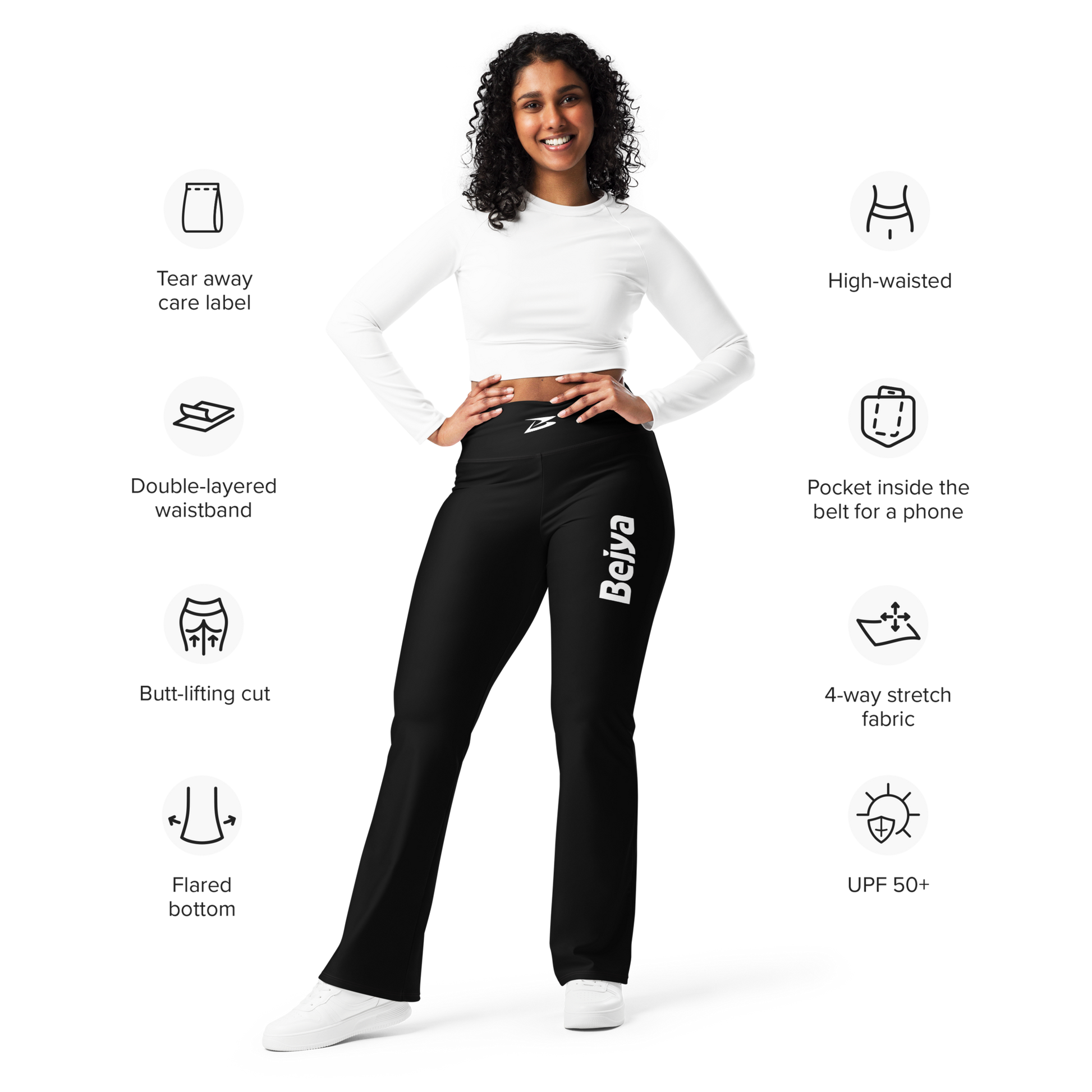 Bejya Sportwear | Flare leggings | Black - Bejya