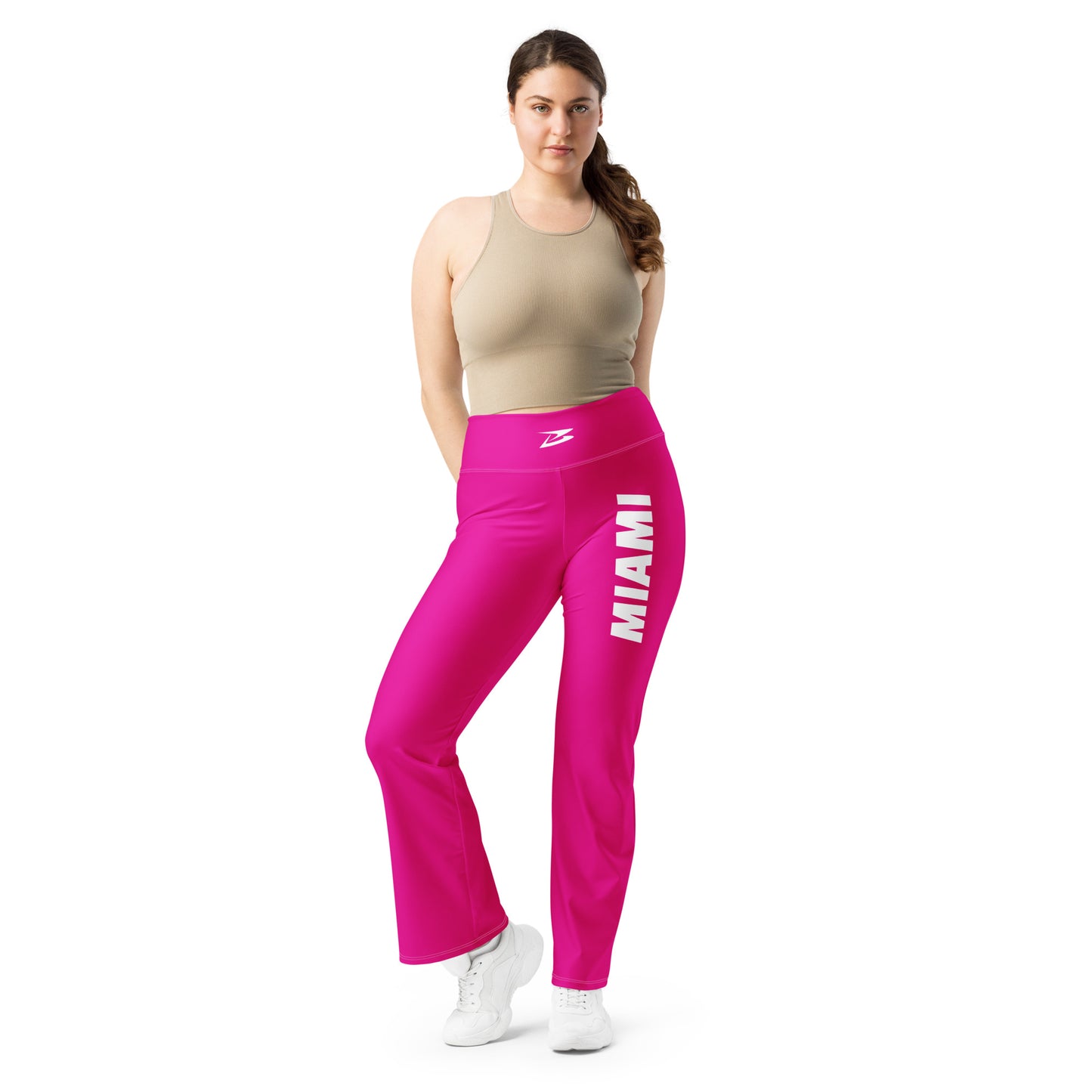 Miami | Flare leggings | Violet Red - Bejya