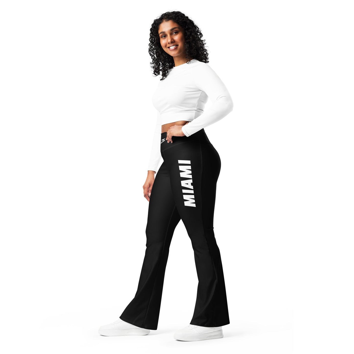 Miami | Flare leggings | Black - Bejya