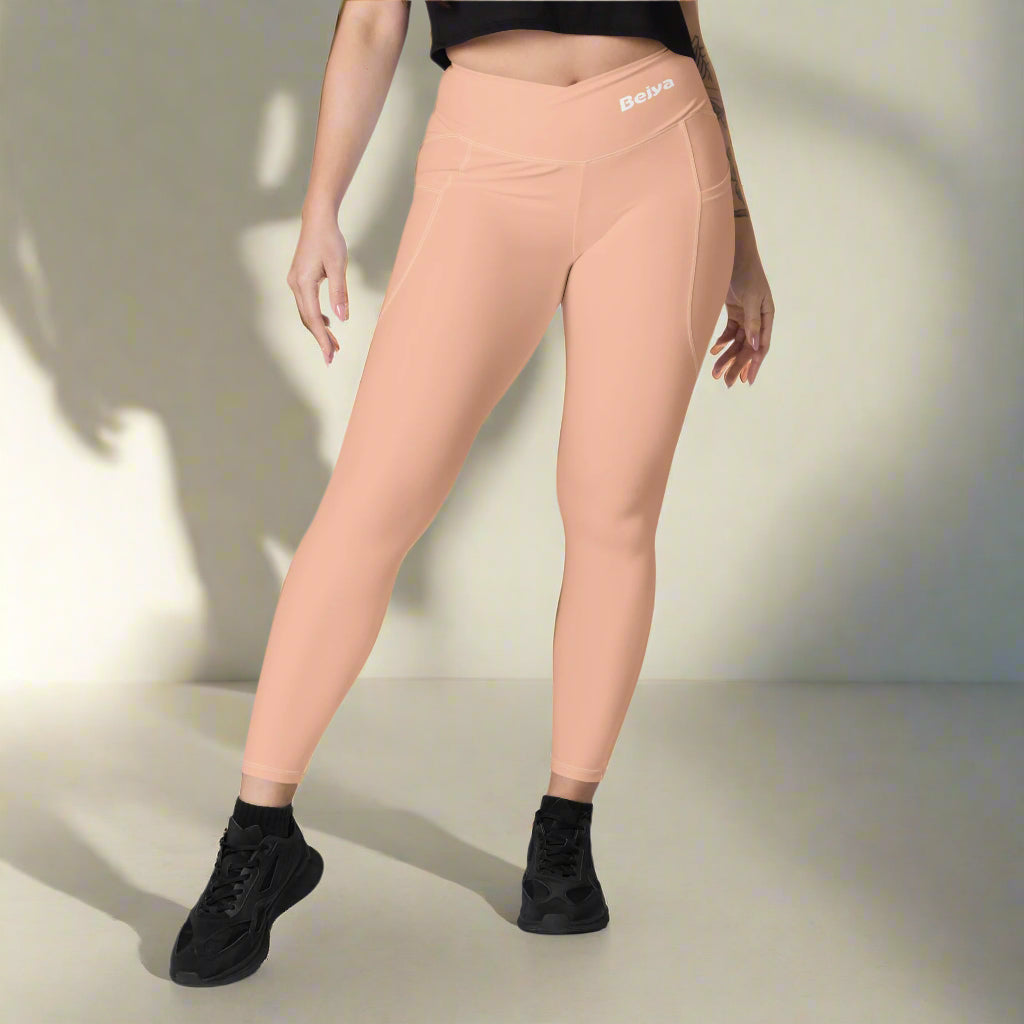 Bejya Sportwear | Crossover leggings with pockets - Bejya