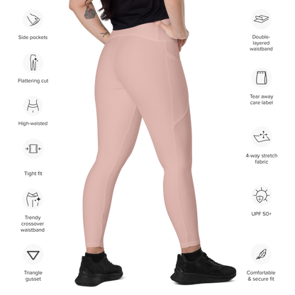 Bejya Sportwear | Crossover Leggings With Pockets - Bejya