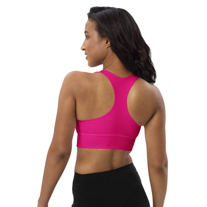 Bejya Sportwear | Longline Sports Bra | Violet Red - Bejya