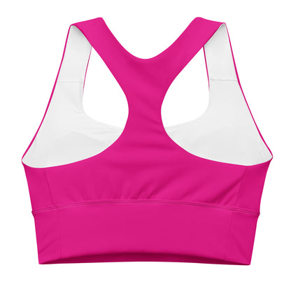 Bejya Sportwear | Longline Sports Bra | Violet Red - Bejya