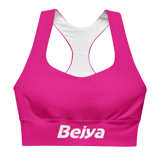 Bejya Sportwear | Longline Sports Bra | Violet Red - Bejya