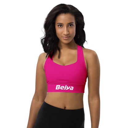 Bejya Sportwear | Longline Sports Bra | Violet Red - Bejya