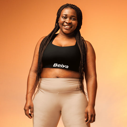 Bejya Sportwear | Longline Sports Bra | Black - Bejya