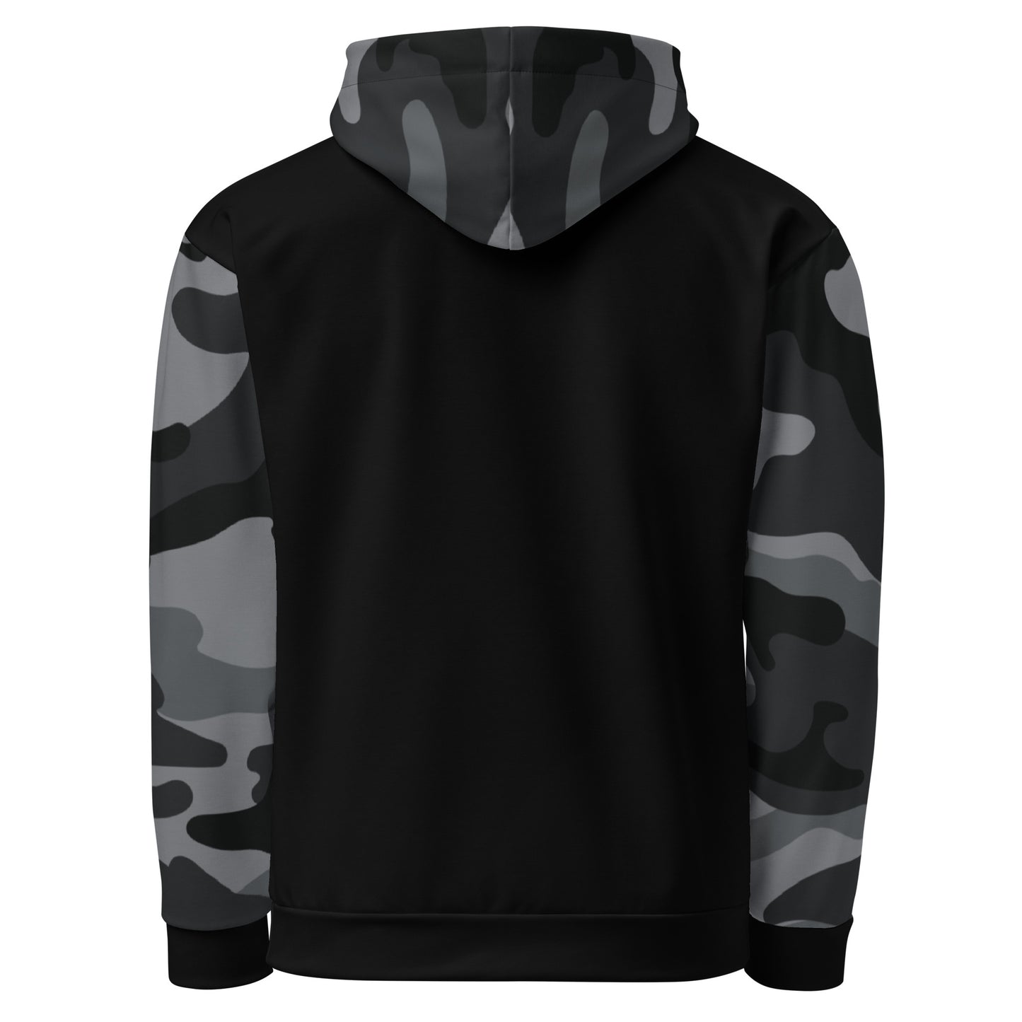 Bejya Sportwear | Women's Unisex Hoodie | Black & Camouflage - Bejya