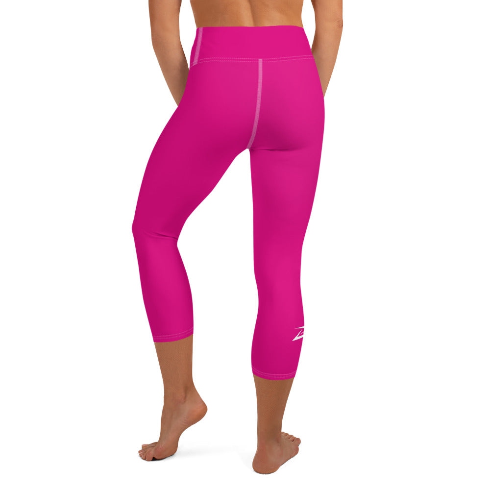 Miami | Yoga Capri Leggings | Violet Red - Bejya