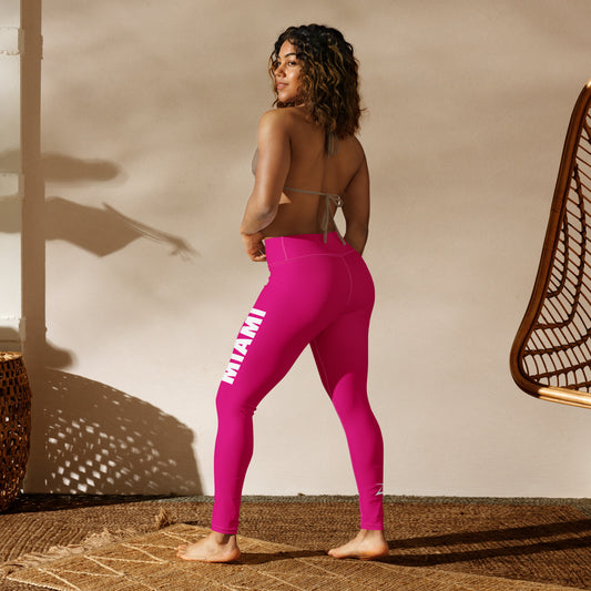 Miami | Yoga Leggings | Violet Red - Bejya