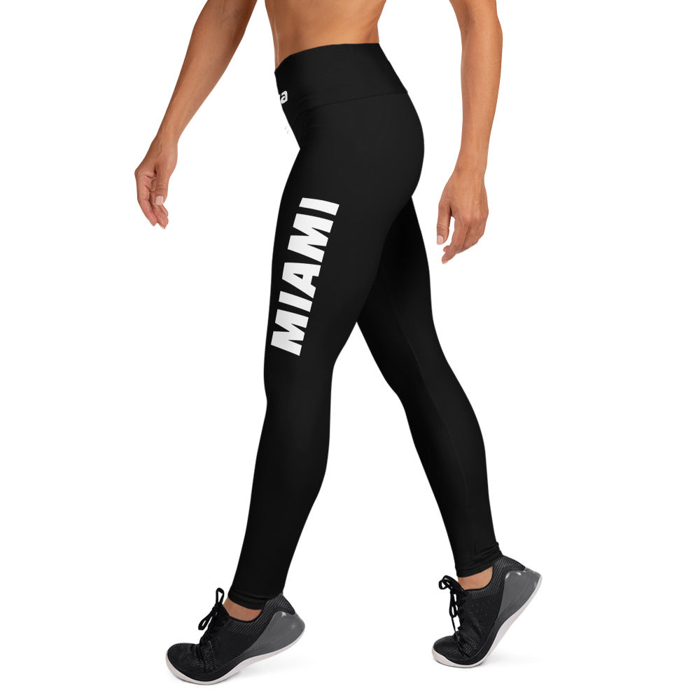 Miami | Yoga Leggings | Black - Bejya