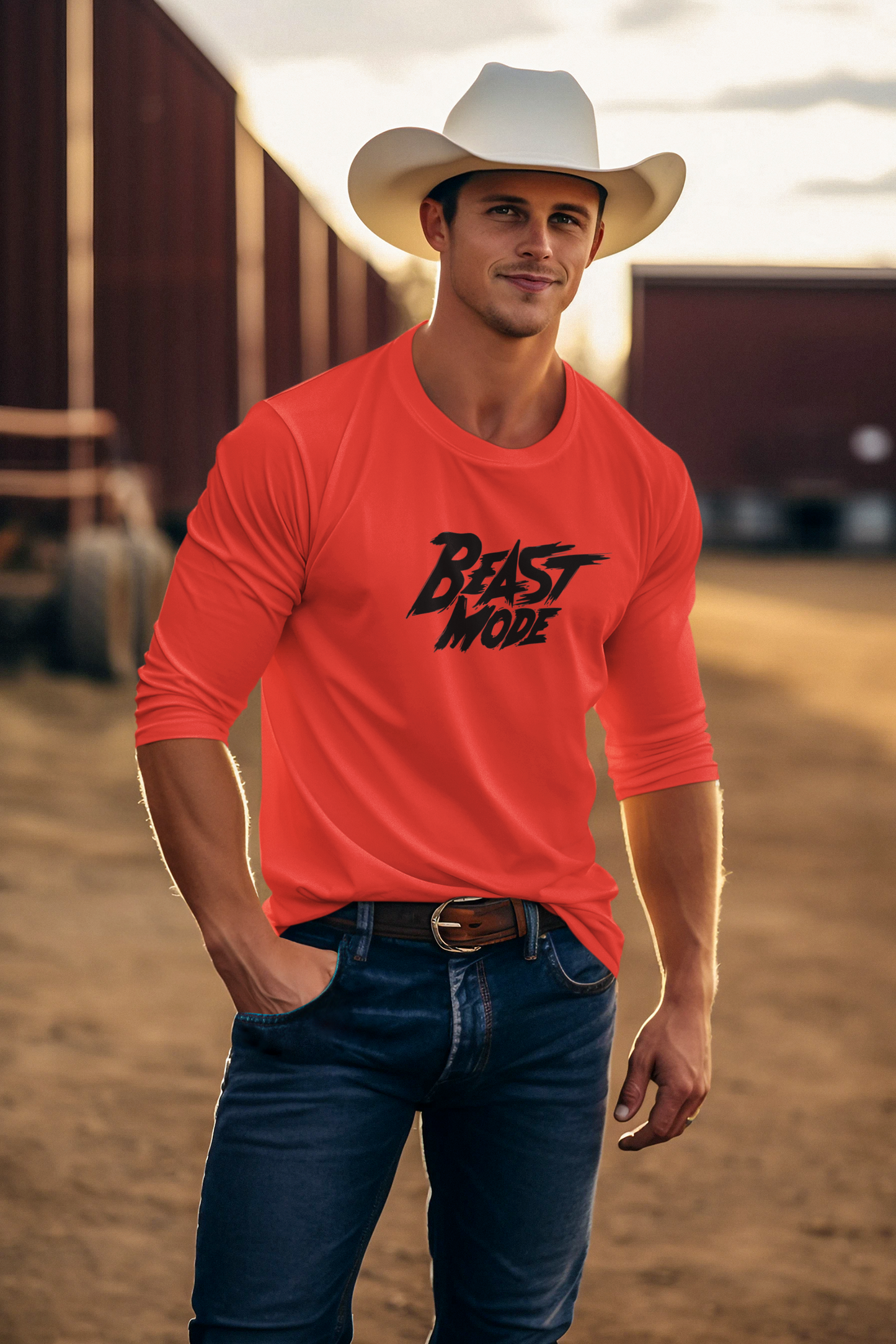 Beast Mode | Men's Long Sleeve Tee - Bejya