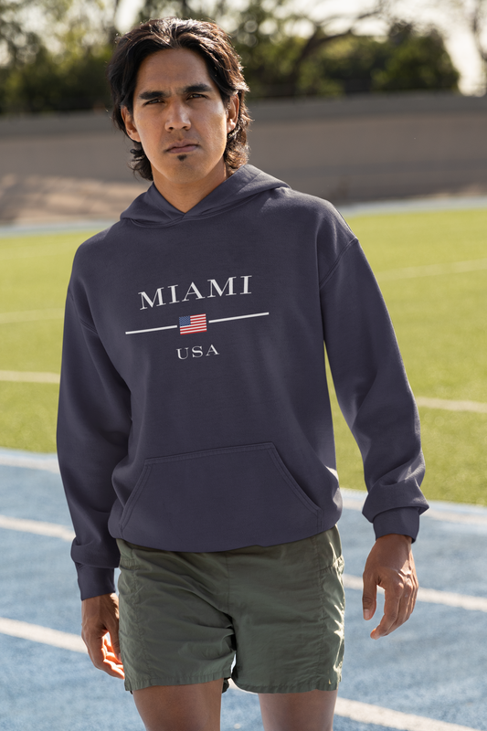 Miami | Men's Pullover Hoodie - Bejya