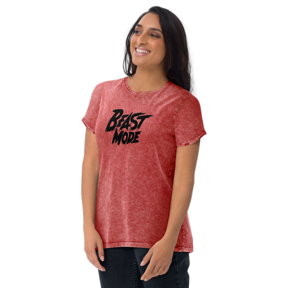 Beast Mode | Women's Denim T-Shirt - Bejya