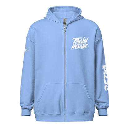 Train Insane | Women's Heavy Blend Zip Hoodie - Bejya