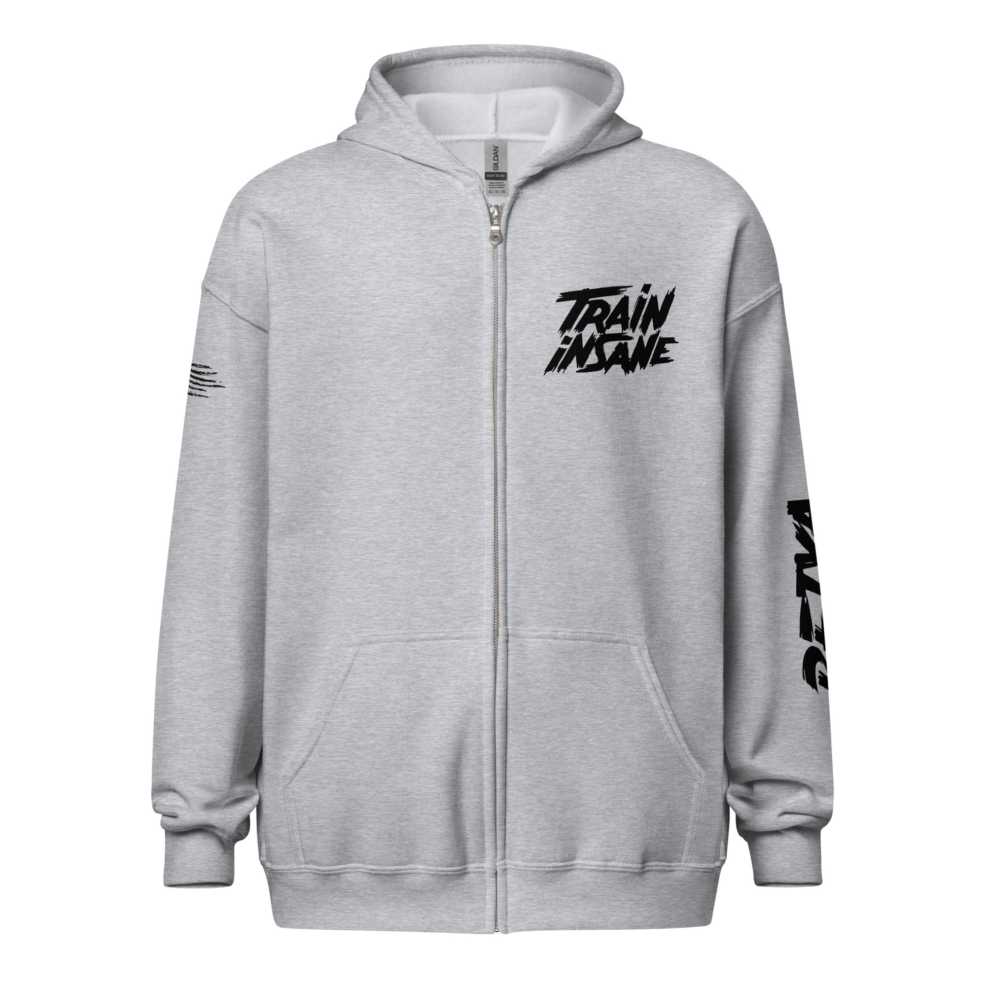 Train Insane | Men's Heavy Blend Zip Hoodie - Bejya