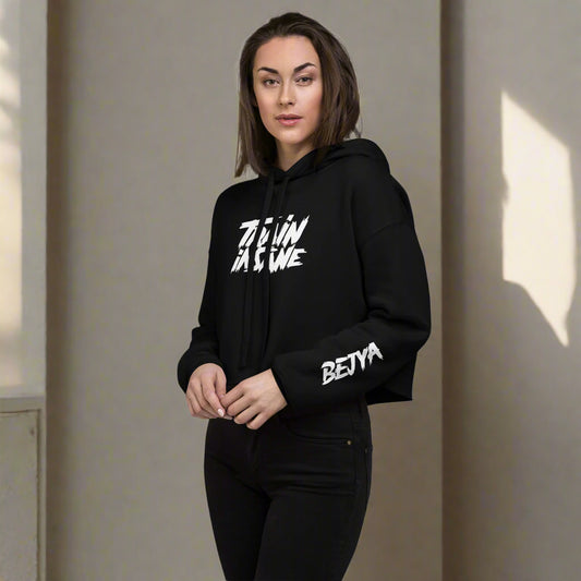 Train Insane | Crop Hoodie - Bejya