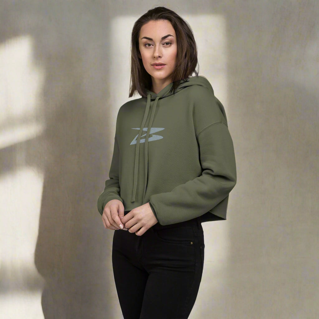 Bejya Sportwear | Crop Hoodie | Embroidery - Bejya