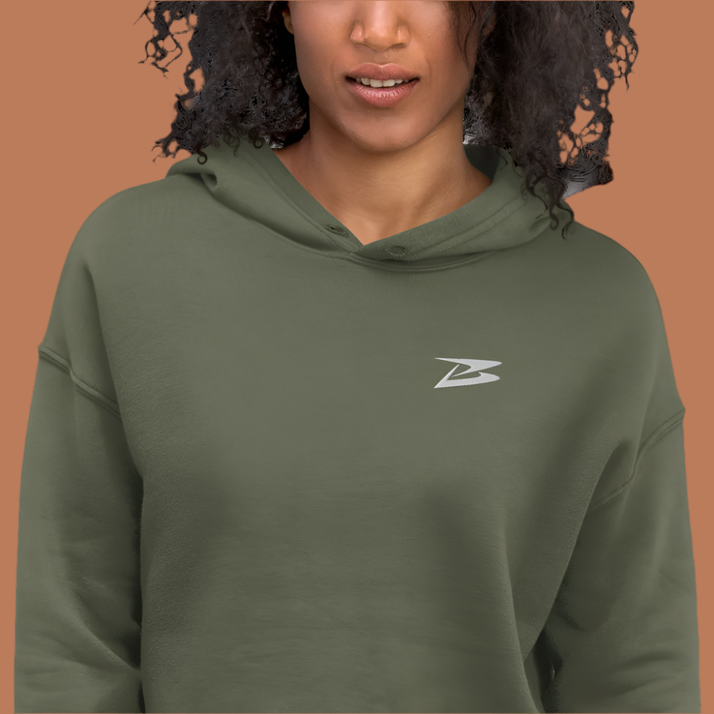 Bejya Sportwear | Crop Hoodie | Embroidery - Bejya